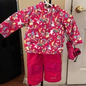 Snow suits for baby with gloves